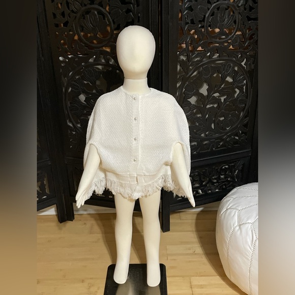 NEW Julius Berger Sweater Shaw P & P Cape Toddler Girl - Picture 9 of 10